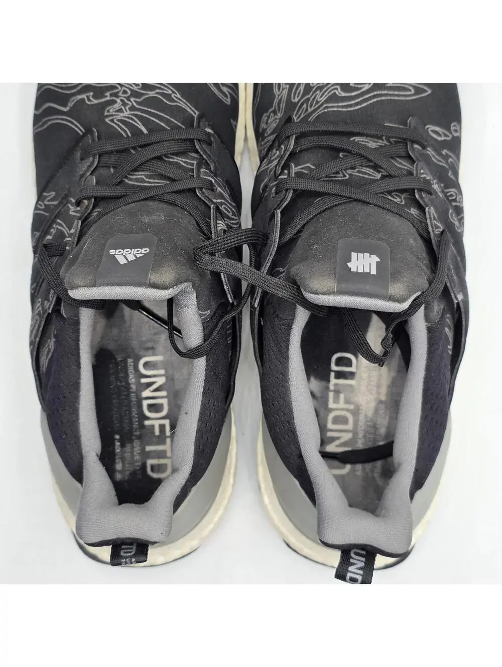 Adidas UltraBoost Undefeated UNDFTD Black Tiger Camo BC0472 Men’s Size 10.5